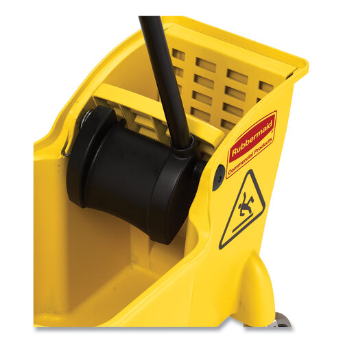 RCP738000YEL - Rubbermaid Commercial - Tandem 31-Quart Bucket/Wringer Combo, Reverse, Yellow