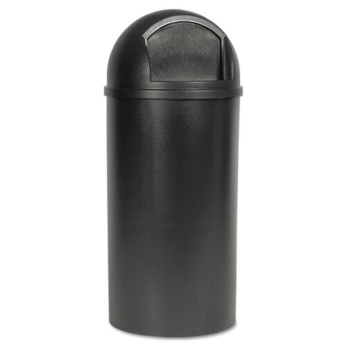 RCP816088BRO - Rubbermaid Commercial - Marshal Classic Container, Round, Polyethylene, 15 gal, Brown