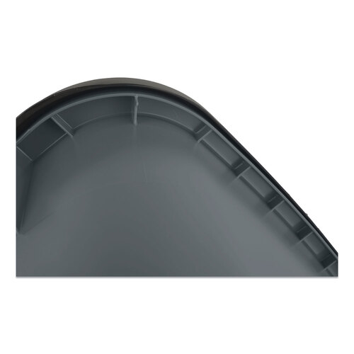 RCP9W27GY - Rubbermaid Commercial - Square Brute Rollout Container, 50 gal, Molded Plastic, Gray
