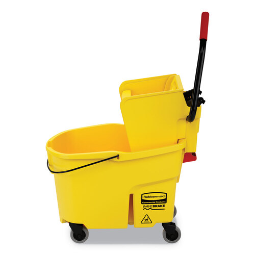 RCPFG618688YEL - Rubbermaid Commercial - WaveBrake 2.0 Bucket/Wringer Combos, Side-Press, 44 qt, Plastic, Yellow