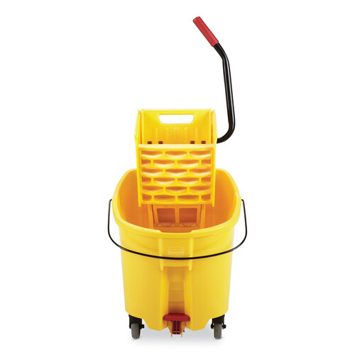 RCPFG748000YEL - Rubbermaid Commercial - WaveBrake 2.0 Bucket/Wringer Combos, Side-Press, 26 qt, Plastic, Yellow