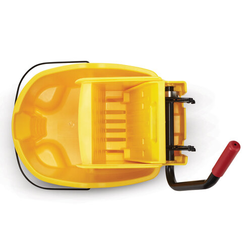 RCPFG758088YEL - Rubbermaid Commercial - WaveBrake 2.0 Bucket/Wringer Combos, Side-Press, 35 qt, Plastic, Yellow