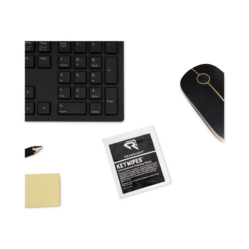REARR1233 - Read Right - KeyWipes Keyboard Wet Wipes, 6.88 x 5, 18/Box