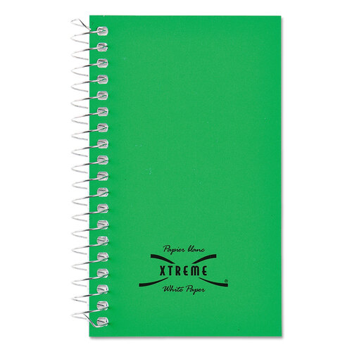 RED31220 - National Brand - Paper Blanc Xtreme White Wirebound Memo Books, Narrow Rule, Randomly Assorted Covers, 5 x 3, 60 Sheets