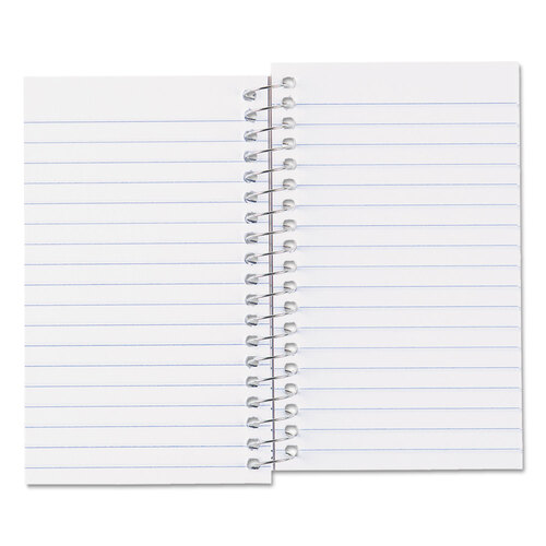 RED31220 - National Brand - Paper Blanc Xtreme White Wirebound Memo Books, Narrow Rule, Randomly Assorted Covers, 5 x 3, 60 Sheets