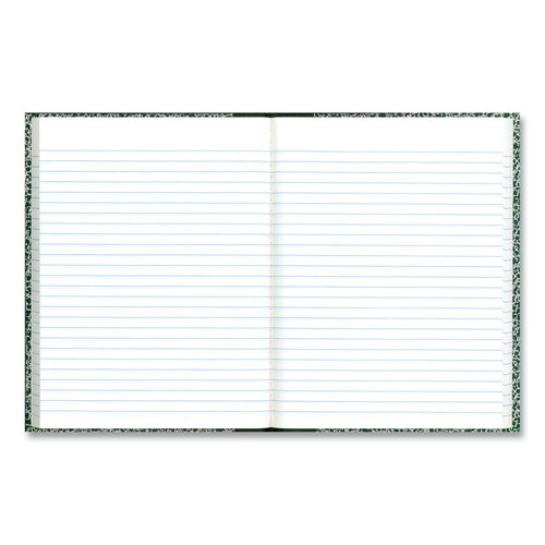 RED53010 - National Brand - Lab Notebook, Wide/Legal Rule, Green Marble Cover, 10.13 x 7.88, 96 Sheets