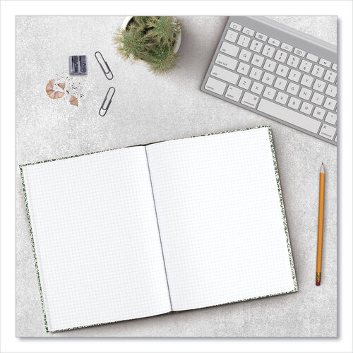 RED53108 - Rediform - Composition Lab Notebook, Quadrille Rule, Green Cover, (60) 10.13 x 7.88 Sheets