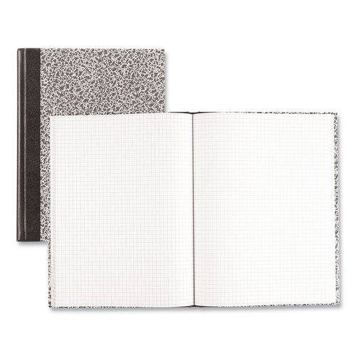 RED53110 - National Brand - Lab Notebook, Quadrille Rule, Green Marble Cover, 10.13 x 7.88, 96 Sheets
