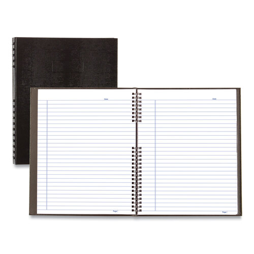 REDA10150BLK - Rediform - NotePro Notebook, 1-Subject, Medium/College Rule, Black Cover, (75) 11 x 8.5 Sheets