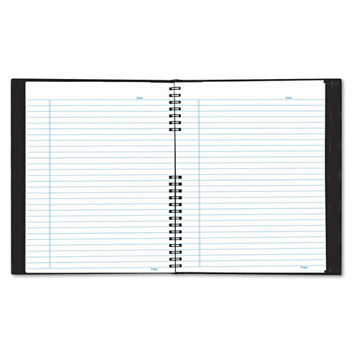 REDA10200EBLK - Rediform - EcoLogix NotePro Executive Notebook, 1 Subject, Medium/College Rule, Black Cover, 11 x 8.5, 100 Sheets