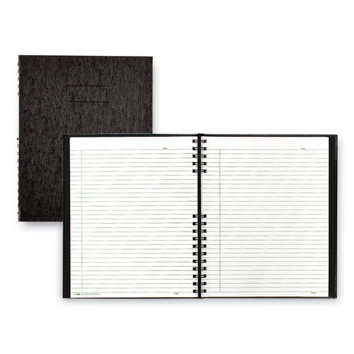 REDA10200EBLK - Rediform - EcoLogix NotePro Executive Notebook, 1 Subject, Medium/College Rule, Black Cover, 11 x 8.5, 100 Sheets