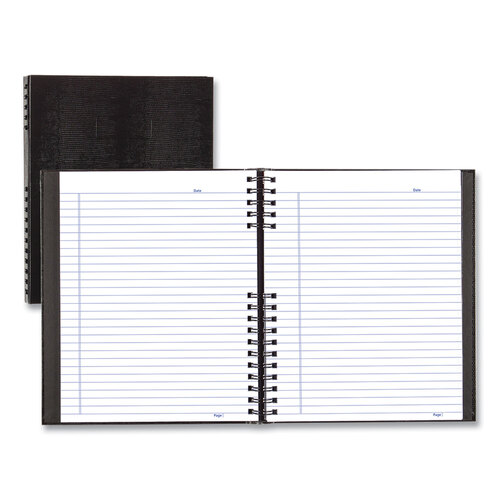 REDA10300BLK - Blueline - NotePro Notebook, 1 Subject, Medium/College Rule, Black Cover, 11 x 8.5, 150 Sheets