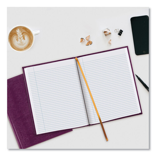 REDA1095 - Rediform - Executive Notebook with Ribbon Bookmark,1 Subject, Medium/College Rule, Grape Cover, (75) 10.75 x 8.5 Sheets