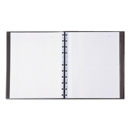 REDAF1115081 - Rediform - MiracleBind Notebook, 1 Subject, Medium/College Rule, Black Cover, 11 x 9.06, 75 Sheets