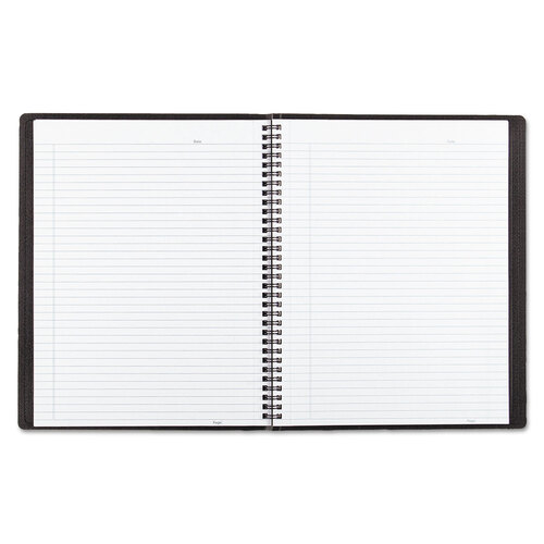 REDB4181 - Rediform - Duraflex Poly Notebook, 1 Subject, Medium/College Rule, Black Cover, 11 x 8.5, 80 Sheets