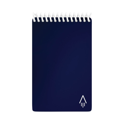 RKBEVRMRCDF - Rocketbook - Mini Notepad, Midnight Blue Cover, Dot Grid Rule, 3 x 5.5, White, 24 Sheets