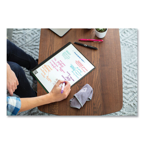 RKBLRCAFR - Rocketbook - Core Smart Notebook, Dotted Rule, Black Cover, (16) 11 x 8.5 Sheets