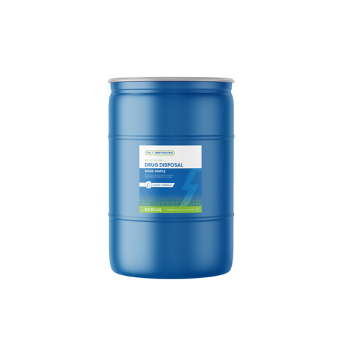 RXDRX30LIQ - Rx Destroyer - For LIQUIDS, 30 Gallon Drum w/Hardener Pouches, 1/EA