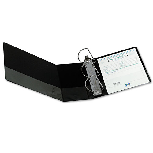 SAM16400 - Samsill - Nonstick D-Ring View Binder, 3 Rings, 5&quot; Capacity, 11 x 8.5, Black