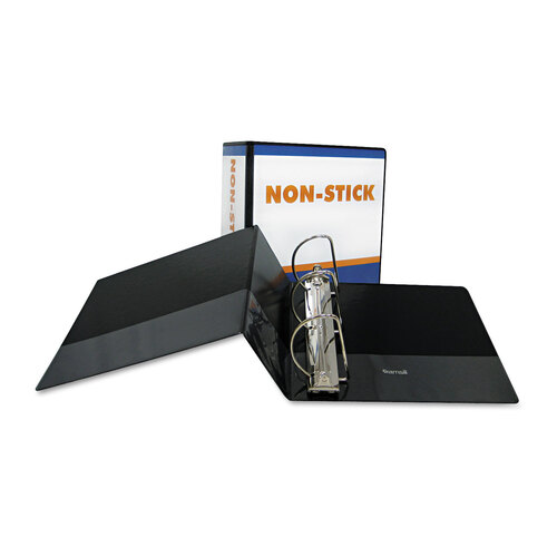 SAM16400 - Samsill - Nonstick D-Ring View Binder, 3 Rings, 5&quot; Capacity, 11 x 8.5, Black