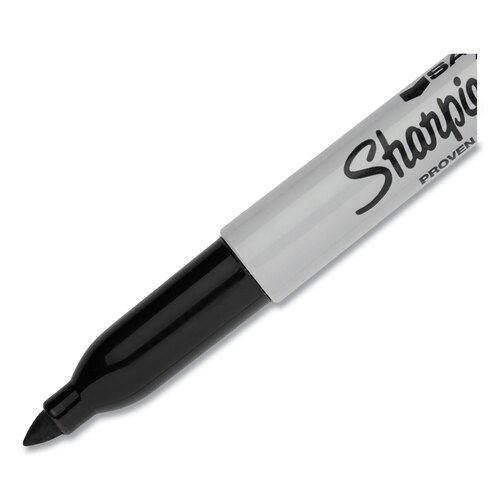 SAN13401 - Sharpie - T.E.C. Permanent Marker, Fine Bullet Tip, Black