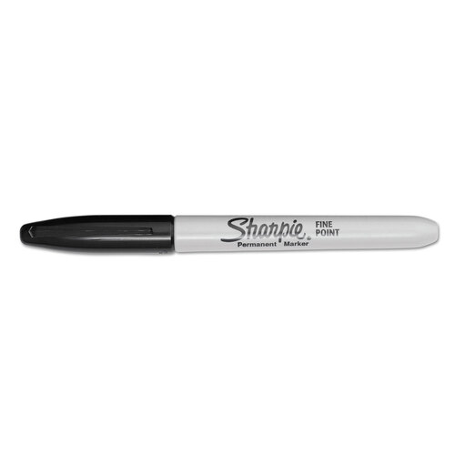 Sanford Sharpie Pen - Fine Pen Point - Black - 36 / Box
