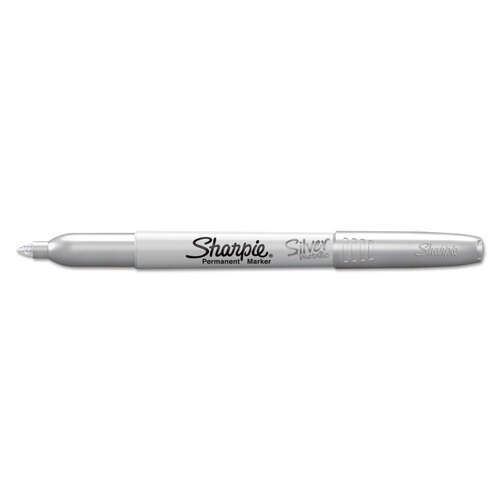 SAN2003899 - Sharpie - Metallic Fine Point Permanent Marker Value Pack, Fine Bullet Tip, Metallic Silver, 36/Pack