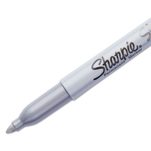 SAN2003899 - Sharpie - Metallic Fine Point Permanent Marker Value Pack, Fine Bullet Tip, Metallic Silver, 36/Pack
