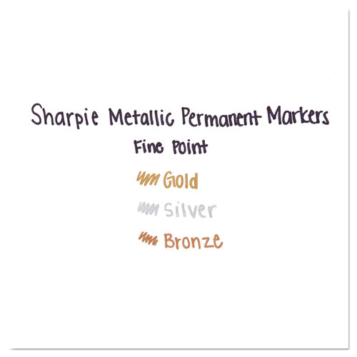 Sharpie® Metallic Fine Point Permanent Markers - Sharpie 2003900 PK - Betty  Mills