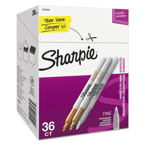 Sharpie® Metallic Fine Point Permanent Markers - Sharpie 2003900