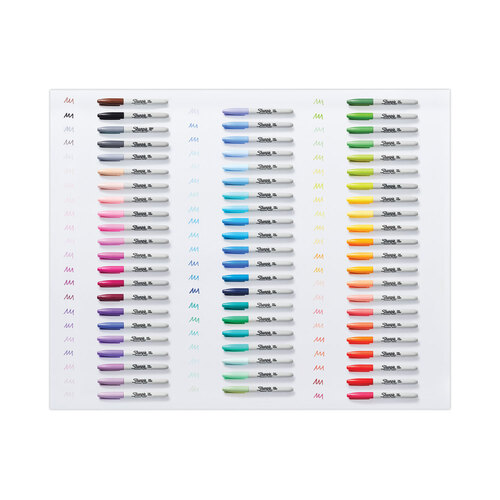 Sharpie Fine Tip Permanent Marker, Fine Bullet Tip, Assorted Colors, 65/Pack