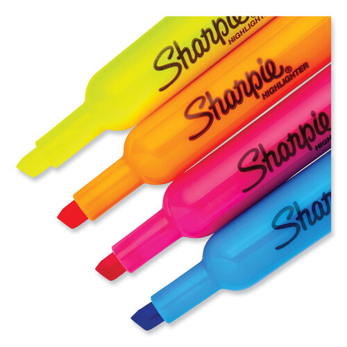 SAN25876PP - Sanford - Accent Tank Style Highlighter, Chisel Tip, Assorted Colors, 6/Set