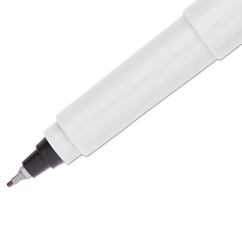 SAN37665PP - Sanford - Ultra Fine Tip Permanent Marker, Extra-Fine Needle Tip, Black, 5/Pack