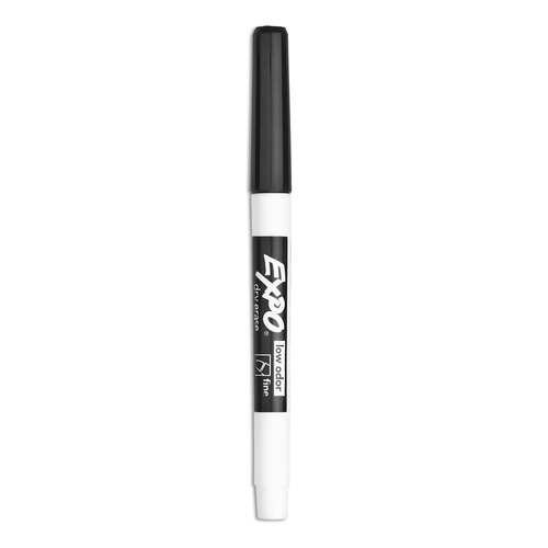 SAN86001 - Sanford - Low-Odor Dry-Erase Marker, Fine Bullet Tip, Black, Dozen