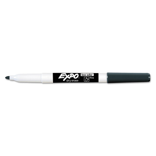 SAN86001 - Sanford - Low-Odor Dry-Erase Marker, Fine Bullet Tip, Black, Dozen