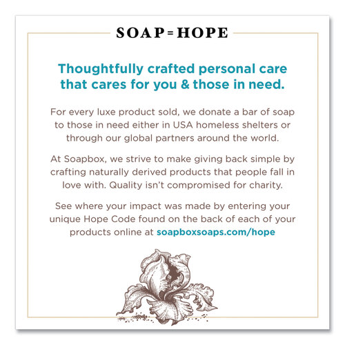 SBX00679BX - Soapbox - Hand Soap, Vanilla and Lily Blossom, 12 oz Pump Bottle, 3/Box