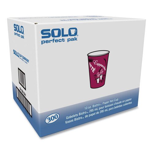 SCCOF10BI0041 - Solo - Bistro&trade; Hot Paper Cups 10 oz.