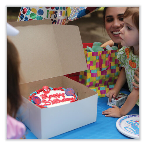 SCH1573 - Southern Champion - White One-Piece Non-Window Bakery Boxes, Standard, 10 x 10 x 4, White, Paper, 100/Bundle