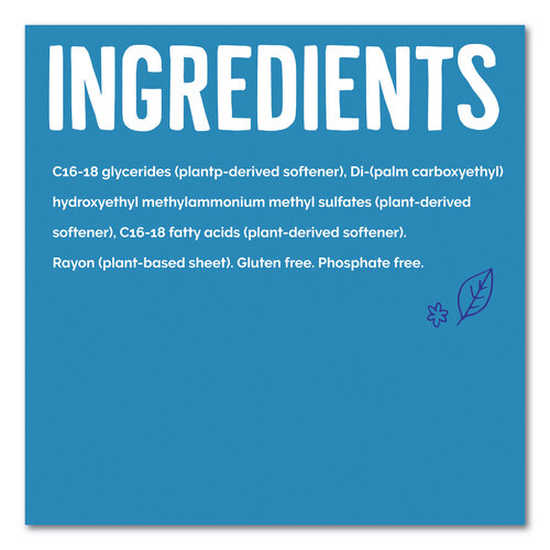 SEV44930CT - Seventh Generation - Seventh Generation Natural Fabric Softener Sheets, Unscented, 80 Sheets/Box, 4/Carton
