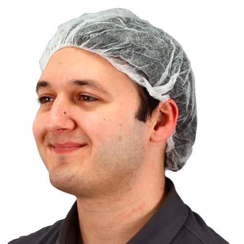 Polypropylene Bouffant Cap, 21 in., 1000 per Case Safety Zone MB21