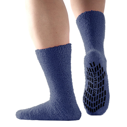 BettyMills Fuzzy Gripper Socks Silverts 19140 PR