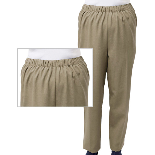 Silverts Womens Open Back Wheelchair Pants Beige Silverts 23220_SV5_L