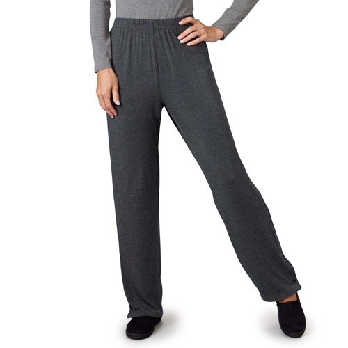 Silverts Womens and Mens Post-Surgical Tearaway Pants With Snaps Heather  Gray