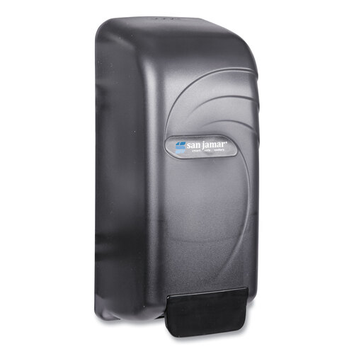 SJMS890TBK - San Jamar - Soap & Hand Sanitizer Dispenser, 4-1/2 x 4-3/8 x 10-1/2, 800 ml, Black