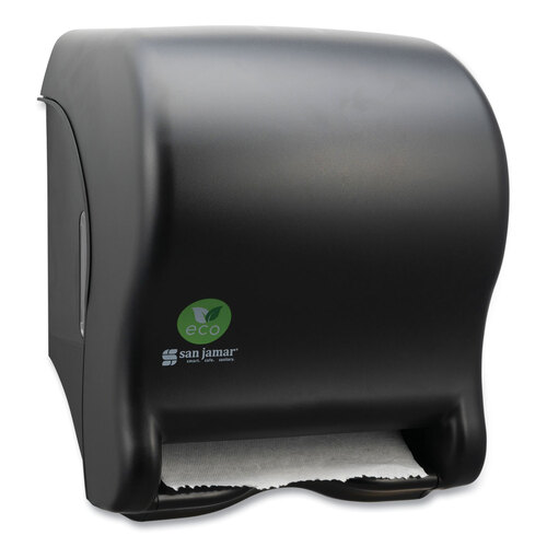 Ecological Mechanical Towel Dispenser, 9.1 x 14.4 x 11.8, Black
