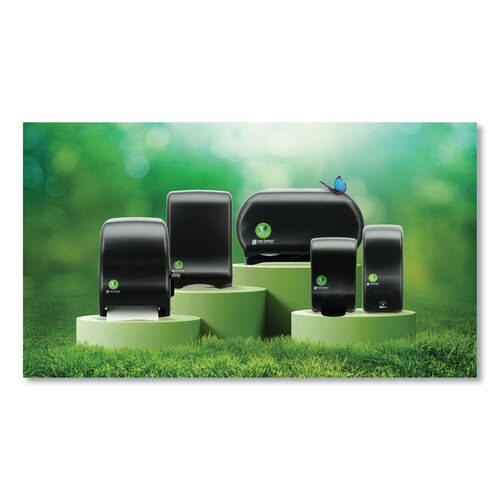 Ecological Mechanical Towel Dispenser, 9.1 x 14.4 x 11.8, Black