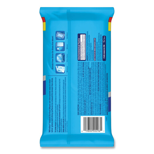 SJN319251EA - SC Johnson Professional - SC Johnson Professional Glass and Surface Wet Wipe, Cloth, 7 x 8, Unscented, 38/Pack