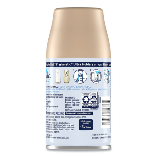 SJN337568EA - SC Johnson Professional - Automatic Air Freshener, Clean Linen, 6.2 oz