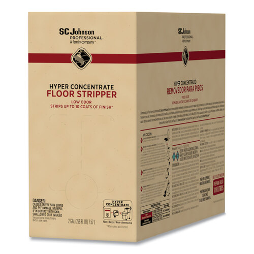 SJN680076 - SC Johnson Professional - Hyper Concentrate Floor Stripper, Low Odor, 2 gal Bag-in-Box