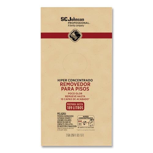 SJN680076 - SC Johnson Professional - Hyper Concentrate Floor Stripper, Low Odor, 2 gal Bag-in-Box